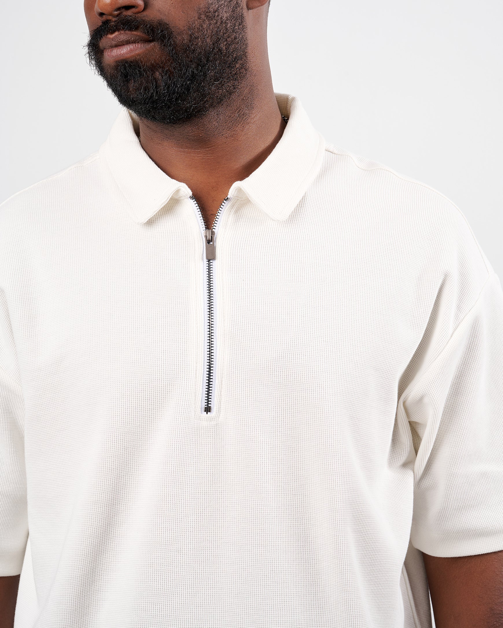 Drova Zip Neck polo T-Shirt