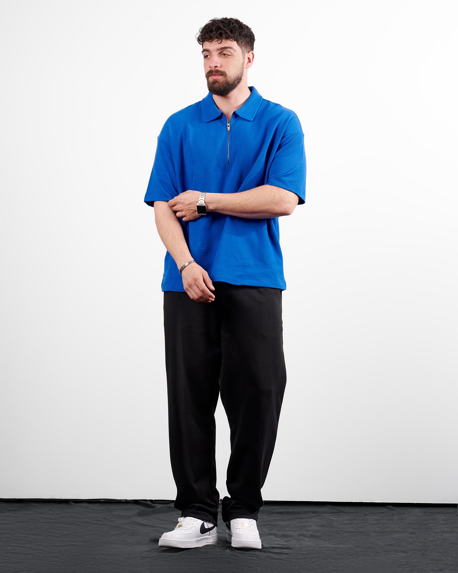 Drova Zip Neck polo T-Shirt