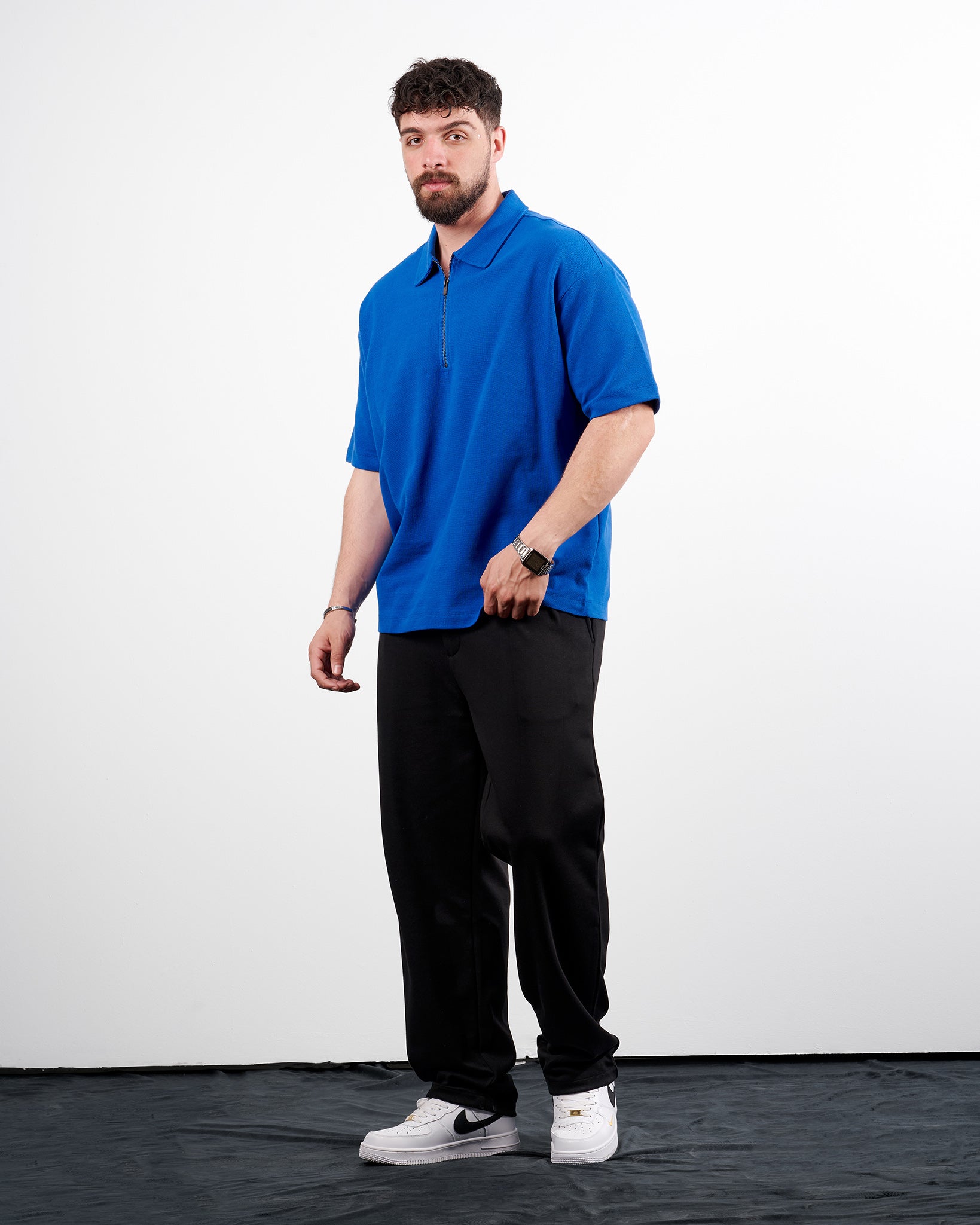 Drova Zip Neck polo T-Shirt