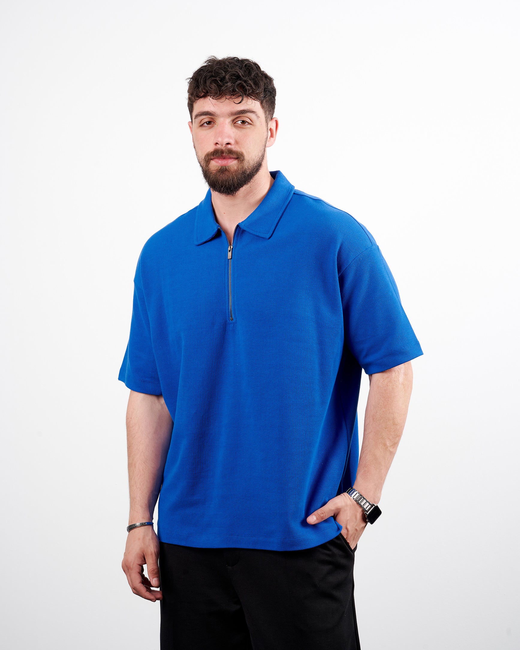 Drova Zip Neck polo T-Shirt