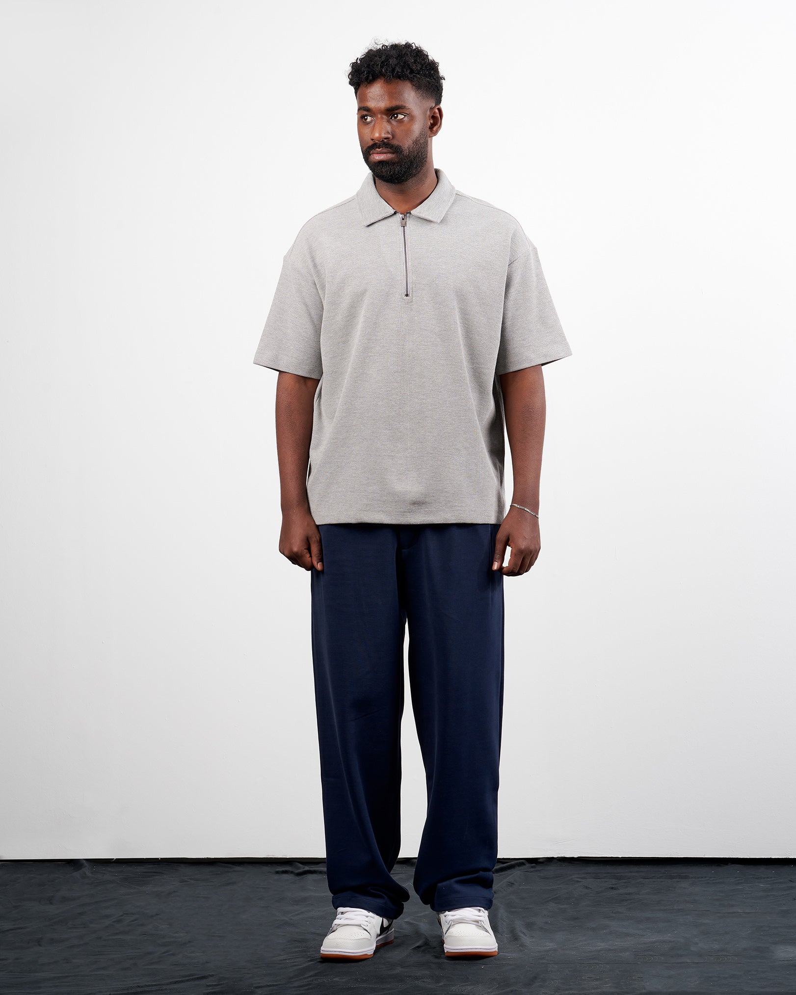 Drova Zip Neck polo T-Shirt