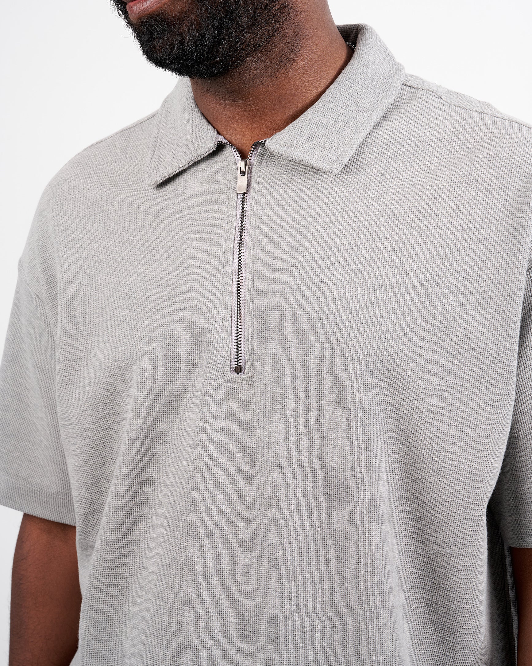 Drova Zip Neck polo T-Shirt
