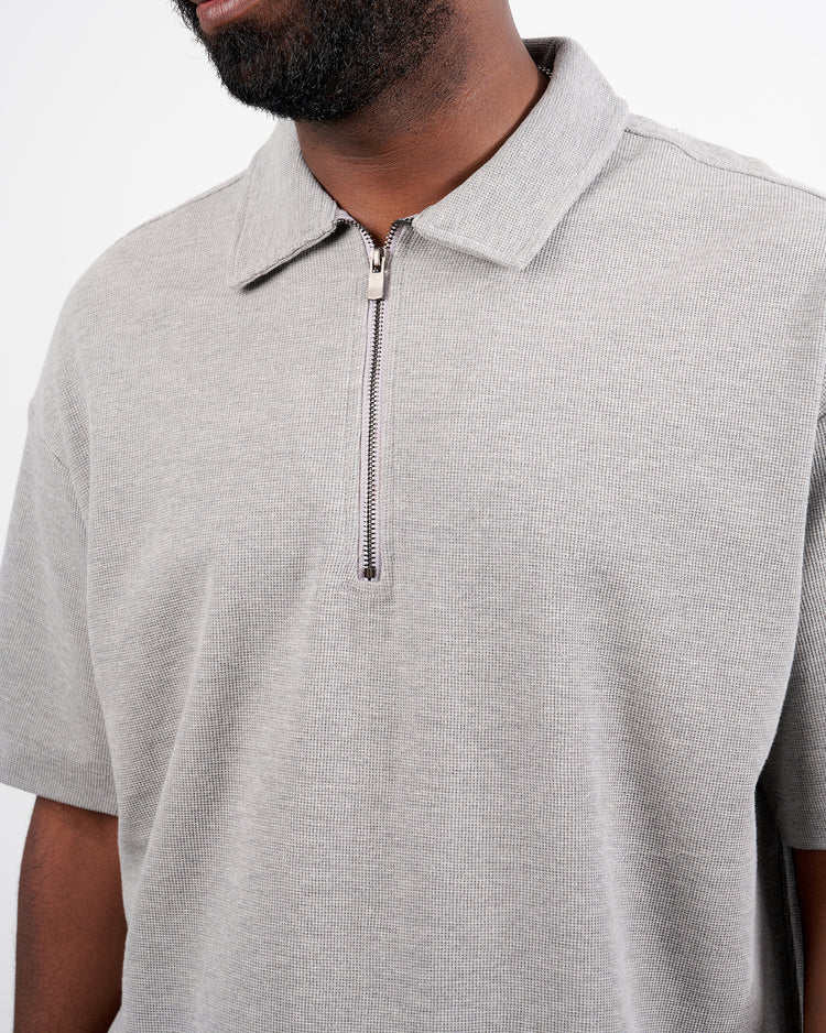 Drova Zip Neck polo T-Shirt