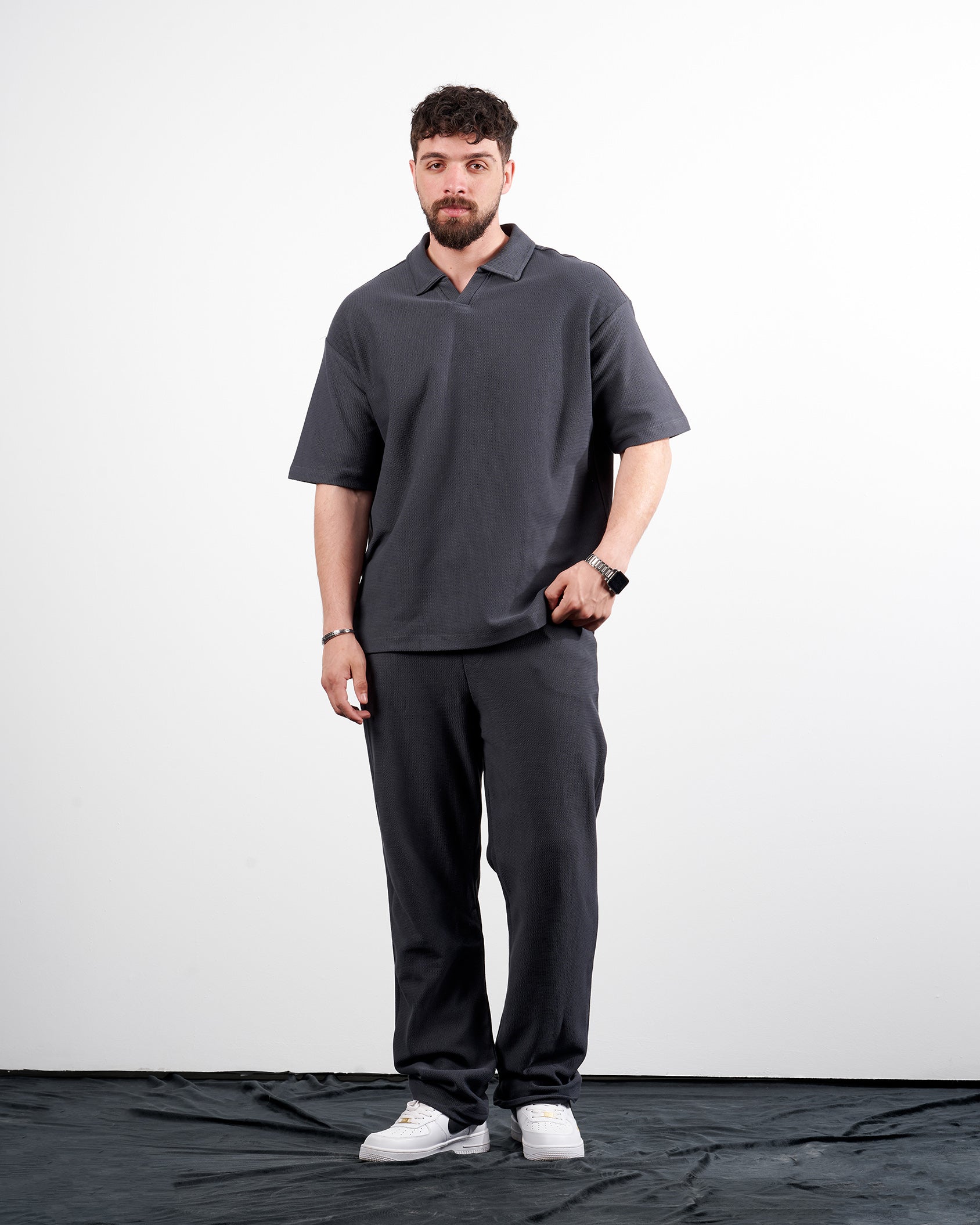 Drova Neck polo Co-ord Oversized