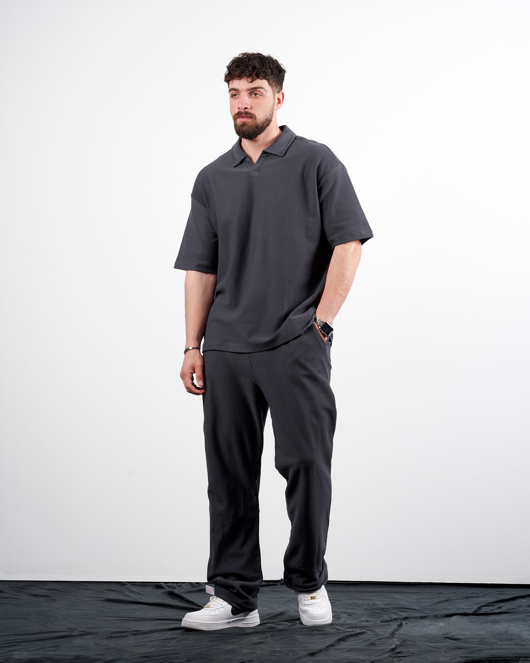 Drova Neck polo Co-ord Oversized