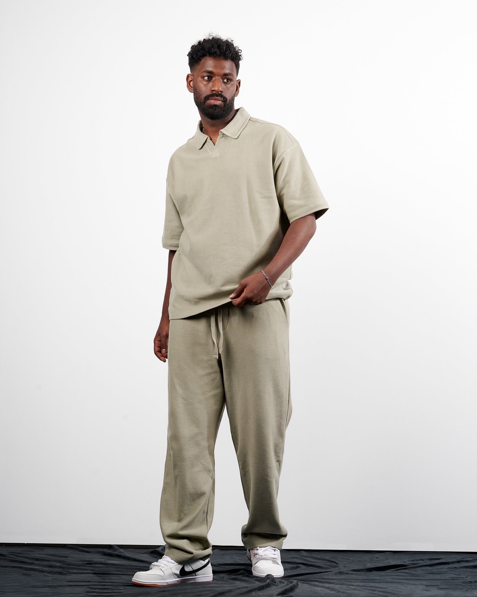 Drova Neck polo Co-ord Oversized