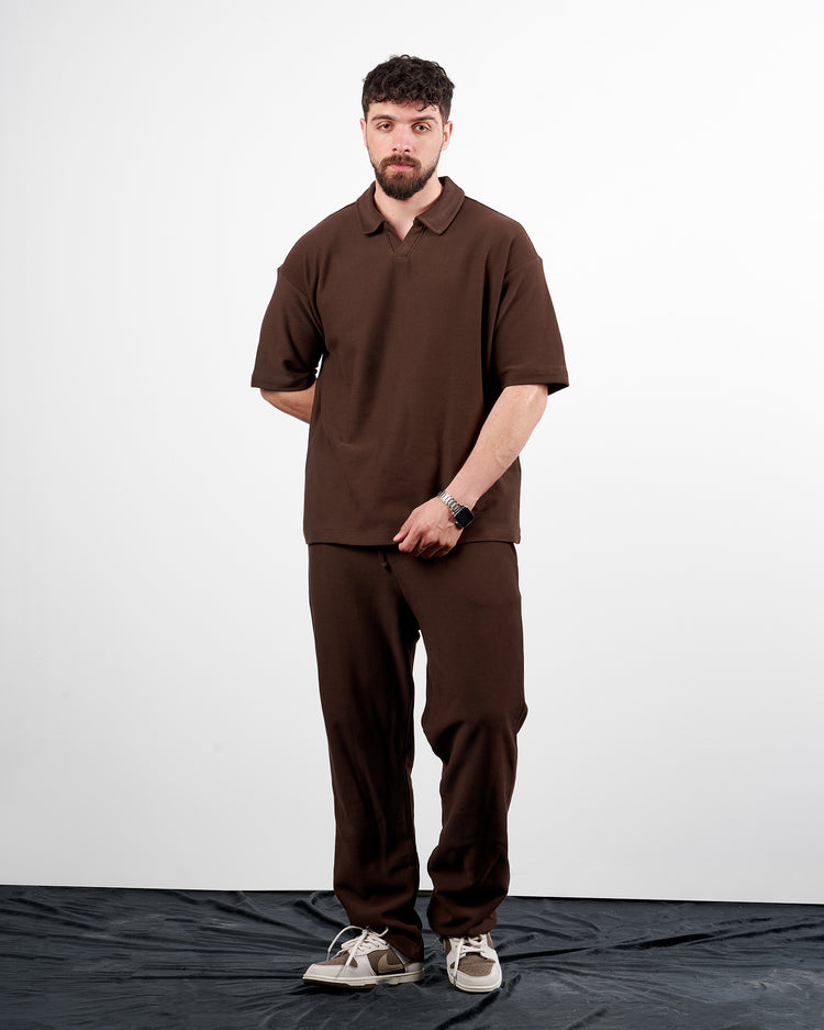 Drova Neck polo Co-ord Oversized