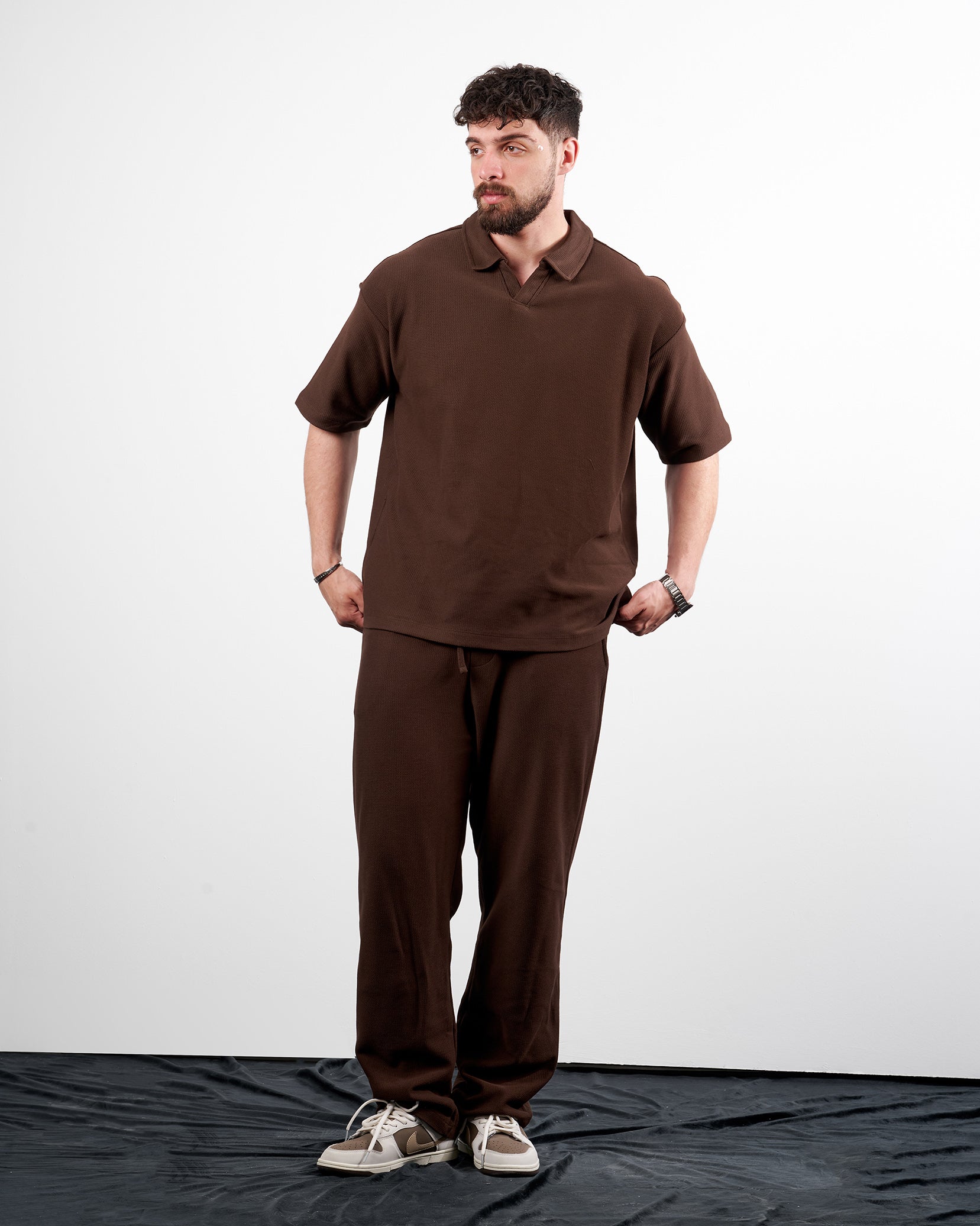 Drova Neck polo Co-ord Oversized