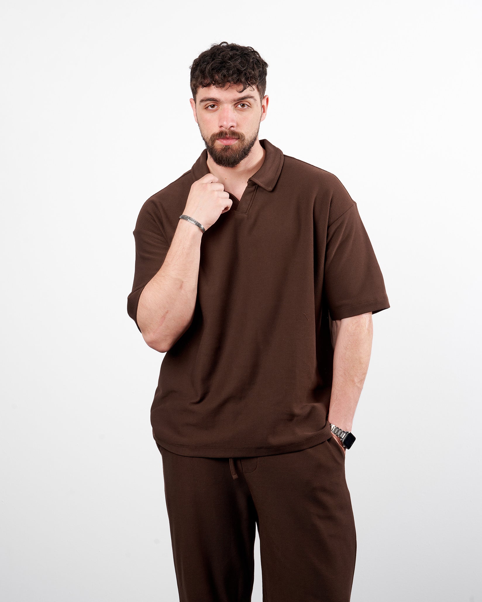 Drova Neck polo Co-ord Oversized