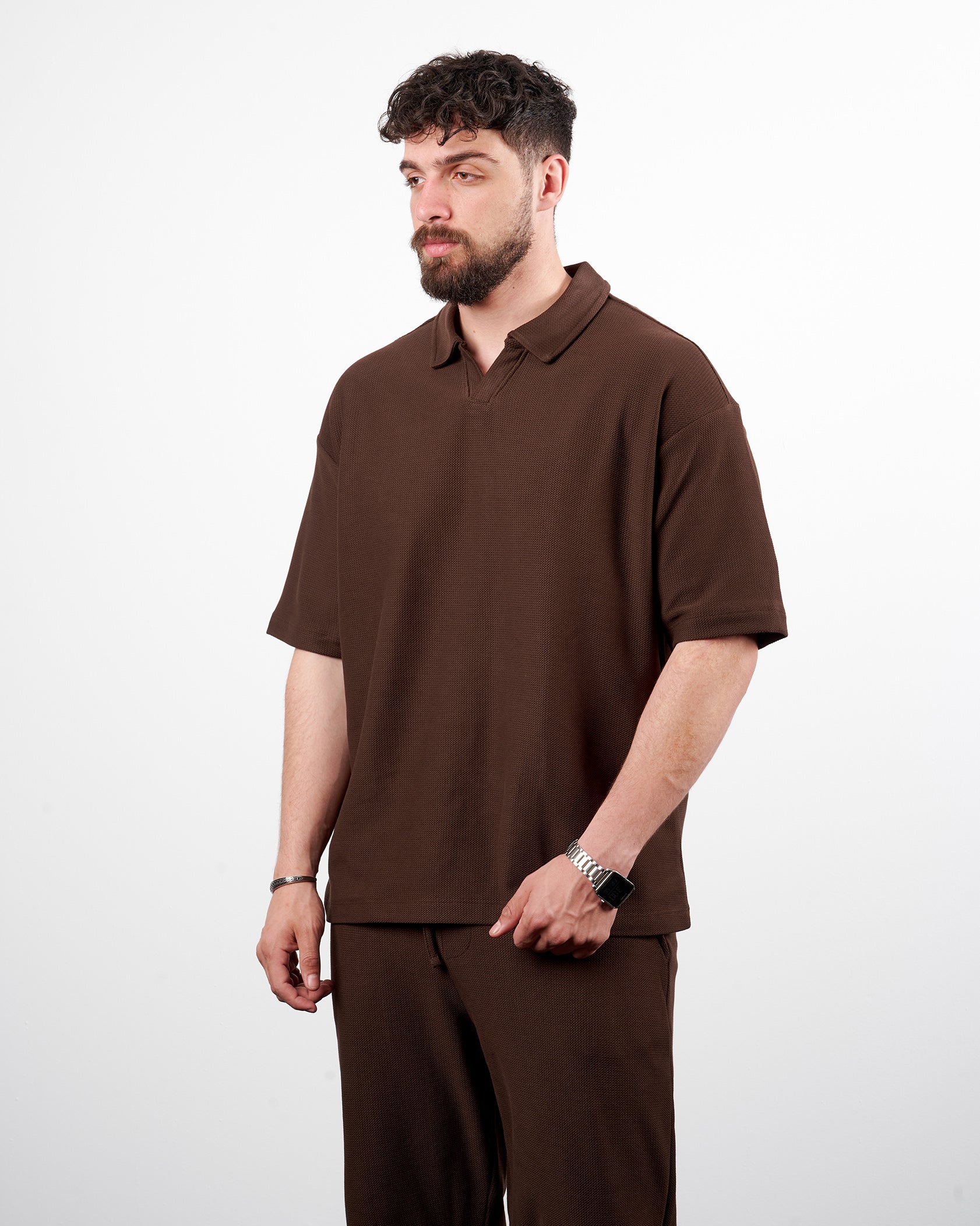 Drova Neck polo Co-ord Oversized