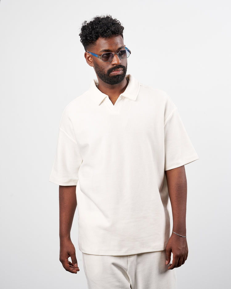 Drova Neck polo Co-ord Oversized