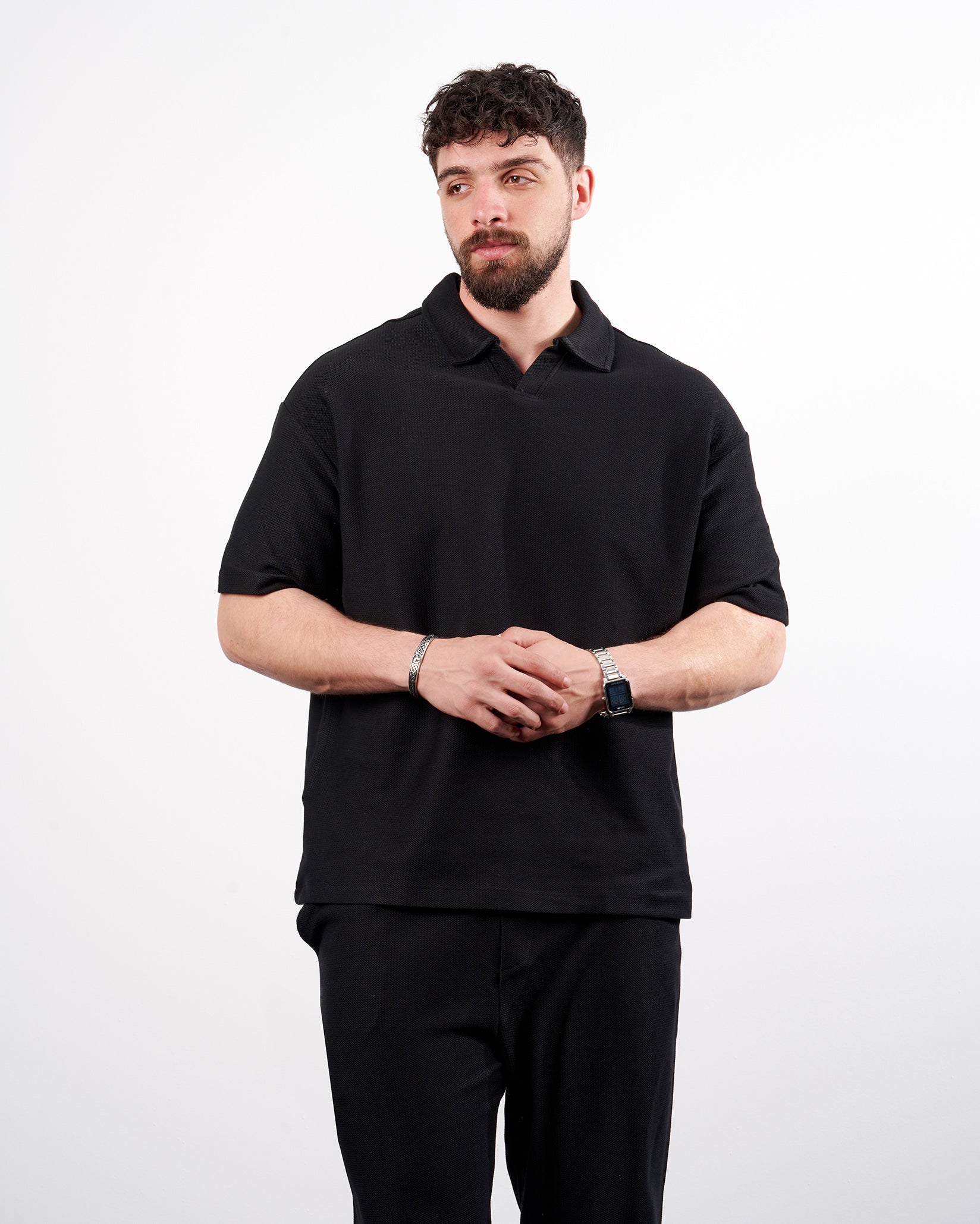 Drova Neck polo Co-ord Oversized