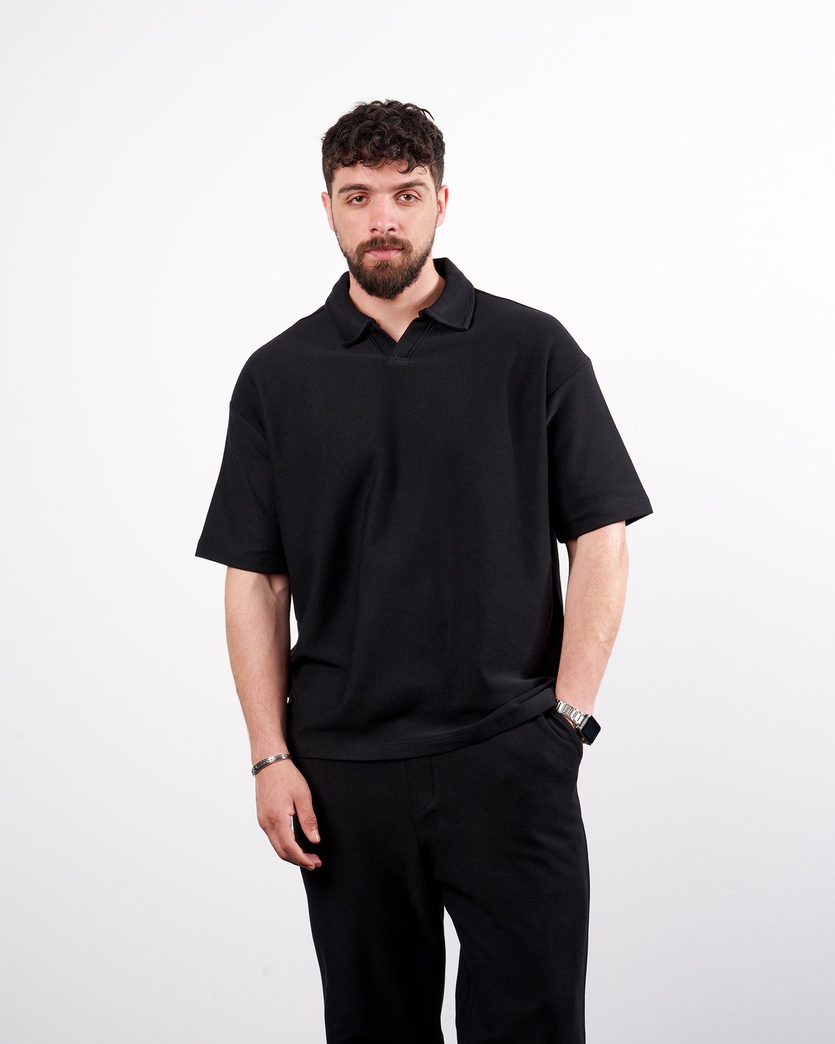 Drova Neck polo Co-ord Oversized