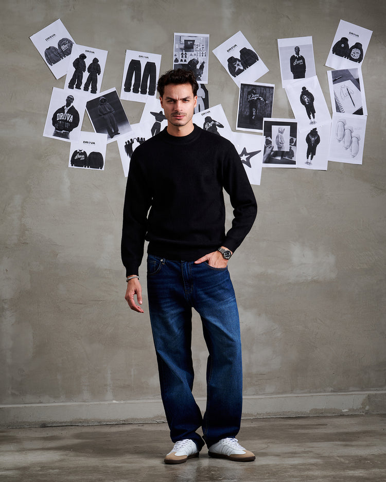 TEXTURED RELAXED FIT JUMPER