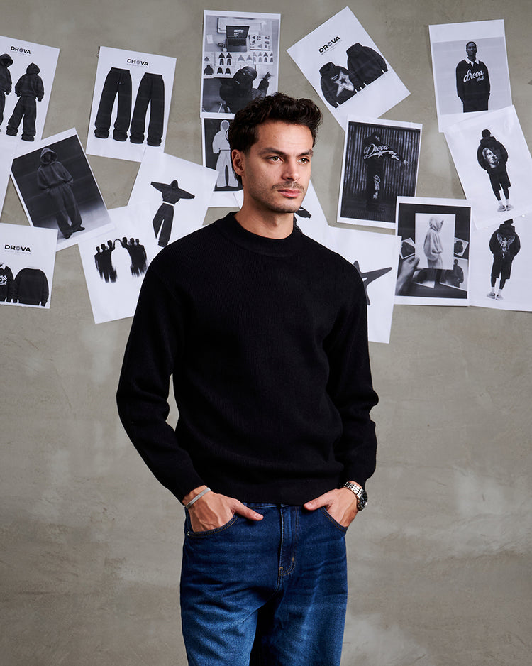 TEXTURED RELAXED FIT JUMPER