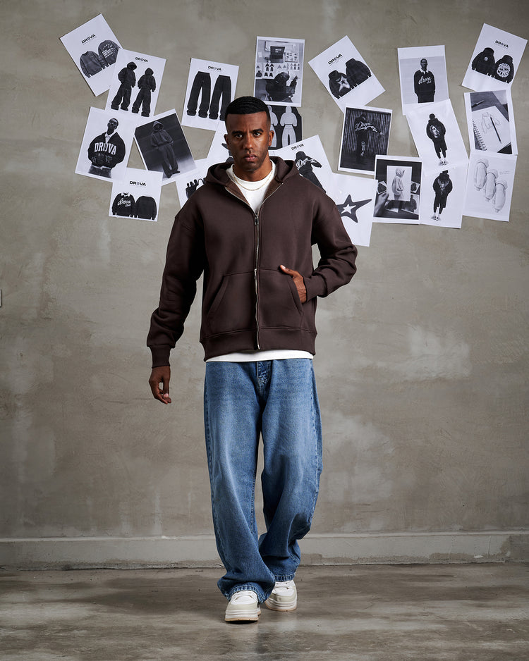 Drova Basic Hoodie With ZIP-UP