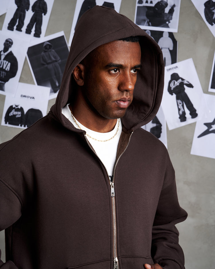 Drova Basic Hoodie With ZIP-UP