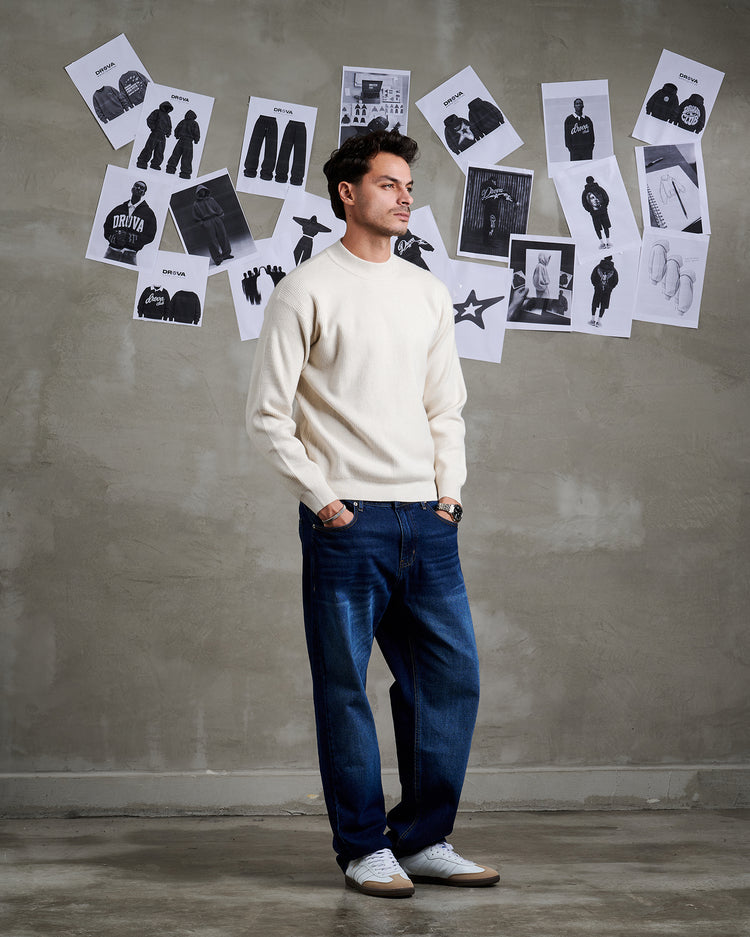 TEXTURED RELAXED FIT JUMPER