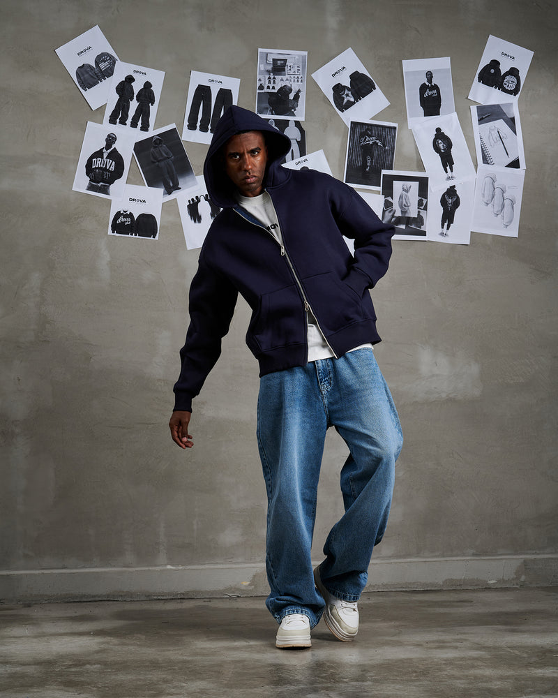 Drova Basic Hoodie With ZIP-UP