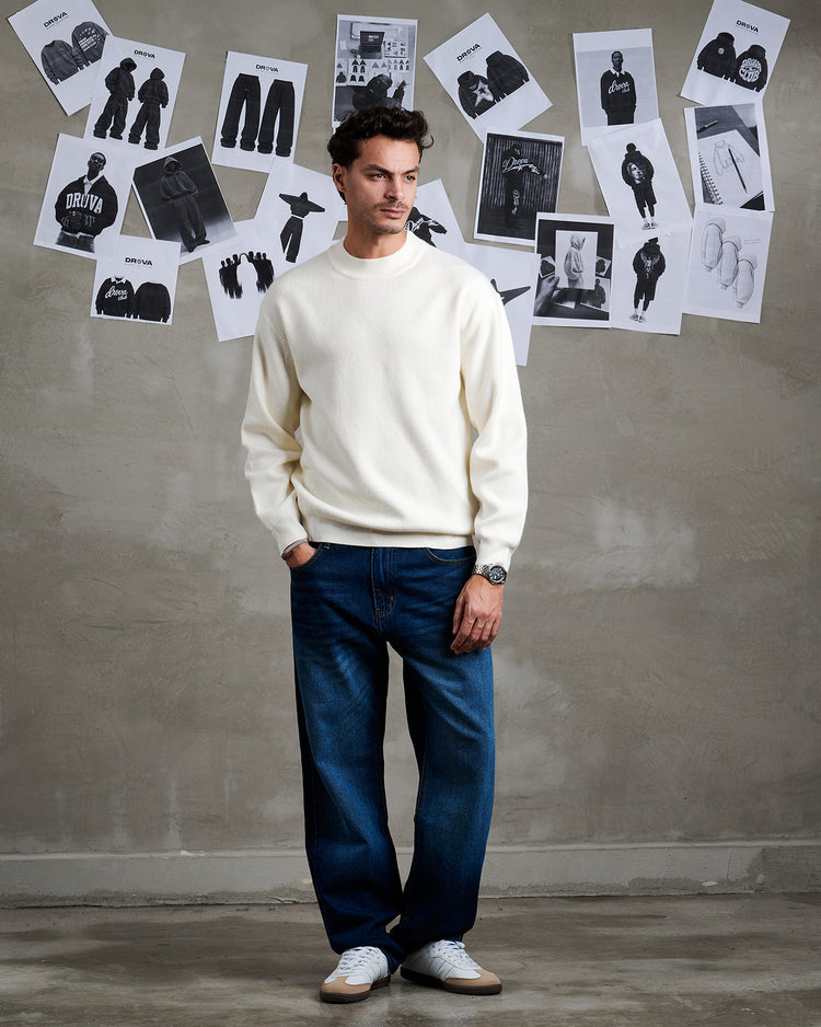 TEXTURED RELAXED FIT JUMPER