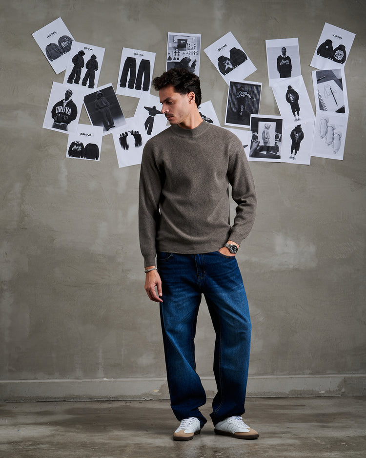 TEXTURED RELAXED FIT JUMPER