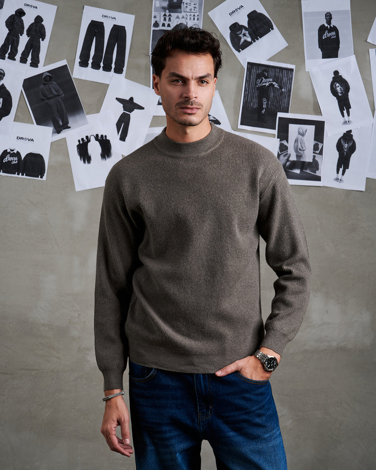 TEXTURED RELAXED FIT JUMPER