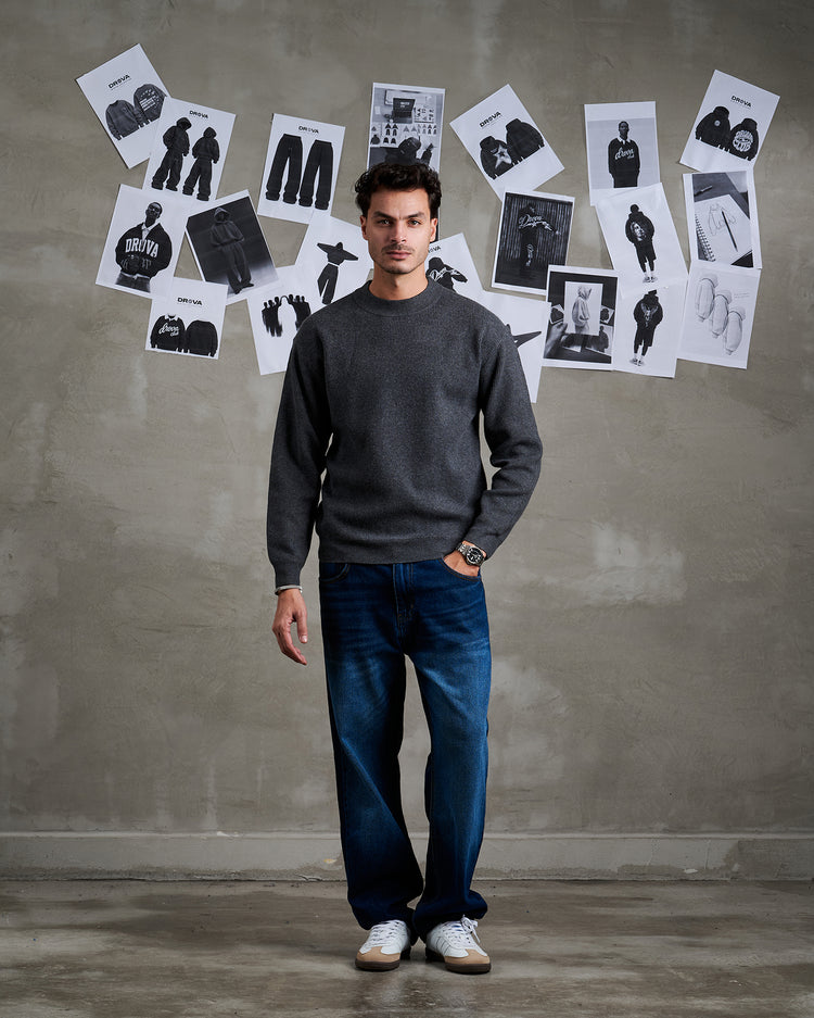 TEXTURED RELAXED FIT JUMPER