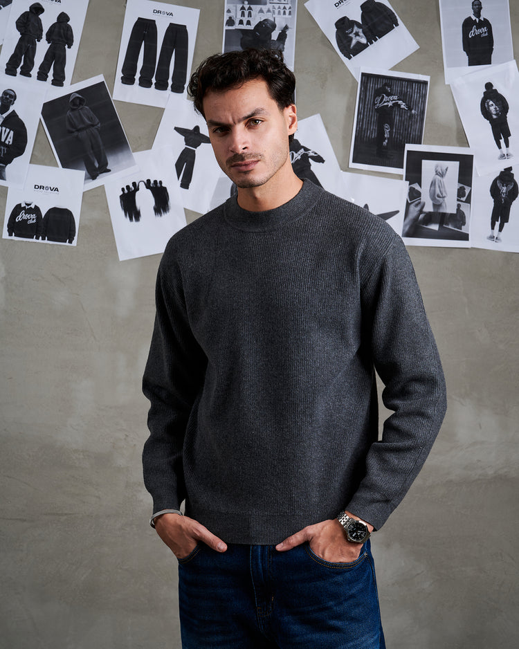 TEXTURED RELAXED FIT JUMPER