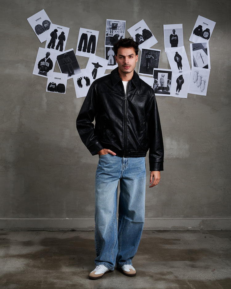 Relaxed Leather Jacket