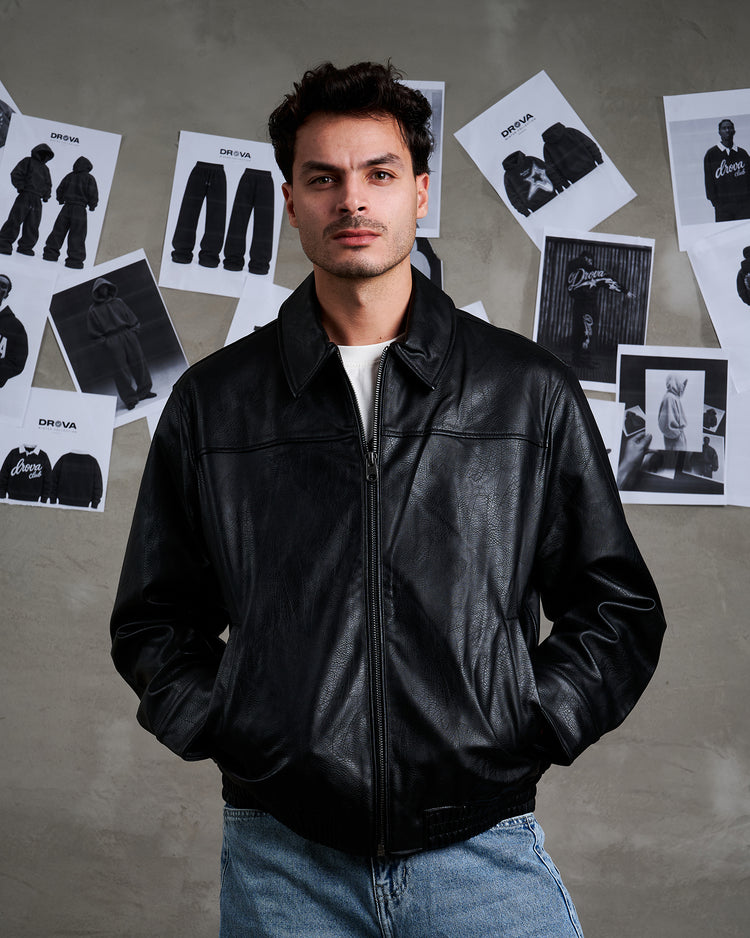 Relaxed Leather Jacket
