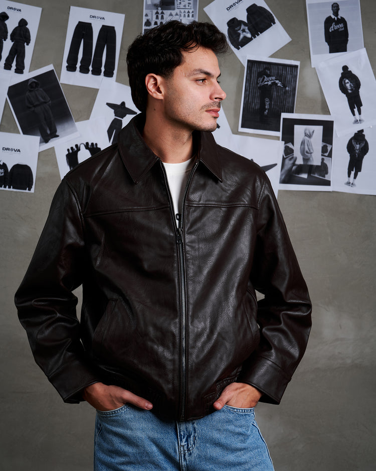 Relaxed Leather Jacket
