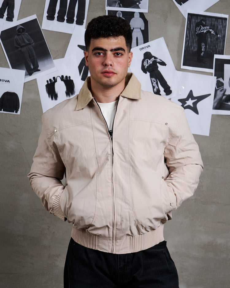 CONTRAST PUFFER JACKET