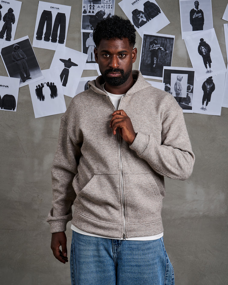 Drova Basic Hoodie With ZIP UP Jacket