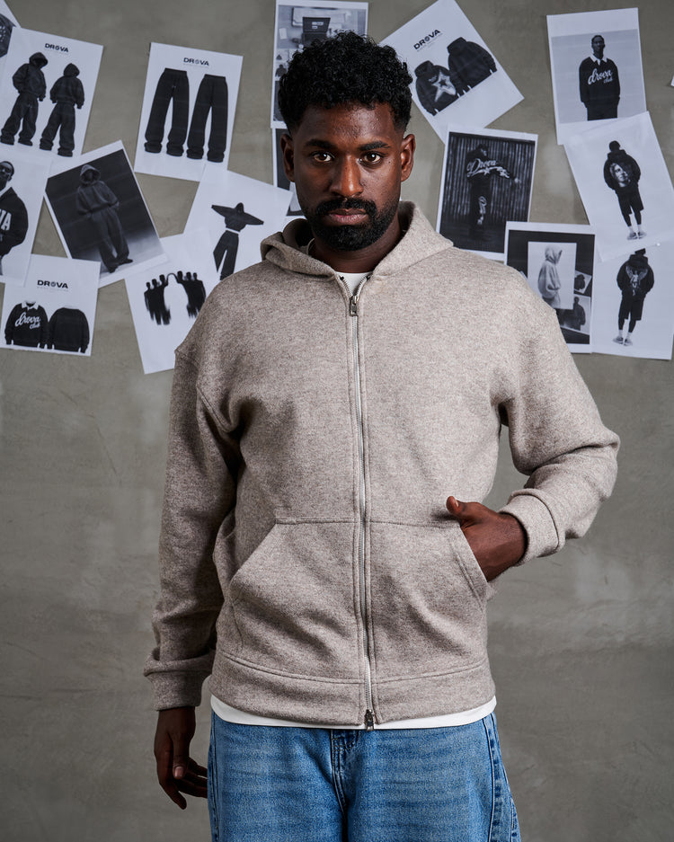 Drova Basic Hoodie With ZIP UP Jacket