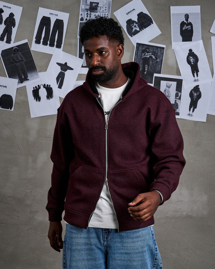 Drova Basic Hoodie With ZIP UP Jacket