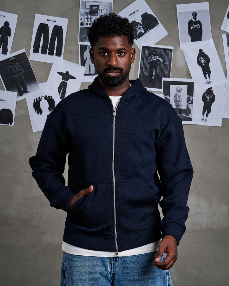 Drova Basic Hoodie With ZIP UP Jacket