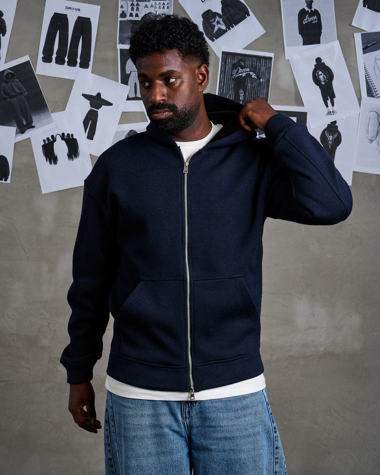 Drova Basic Hoodie With ZIP UP Jacket
