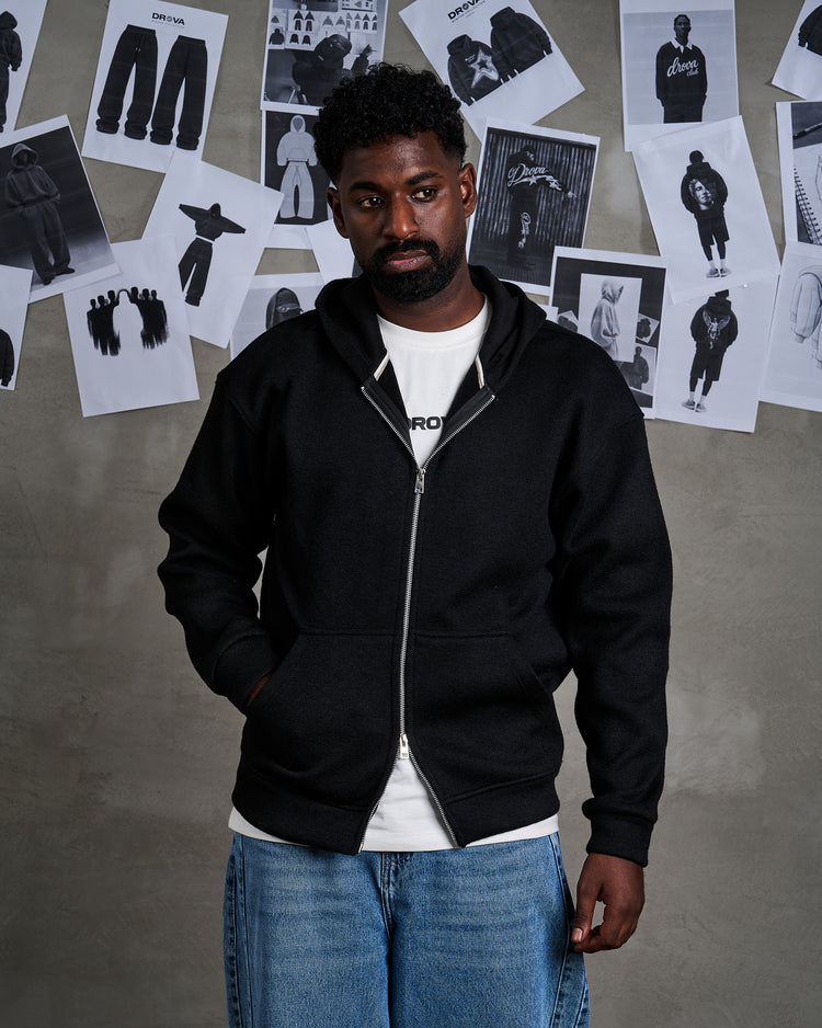 Drova Basic Hoodie With ZIP UP Jacket