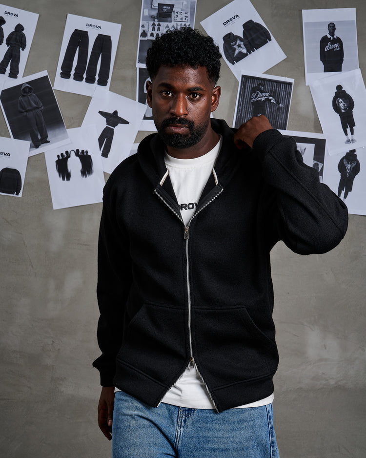 Drova Basic Hoodie With ZIP UP Jacket