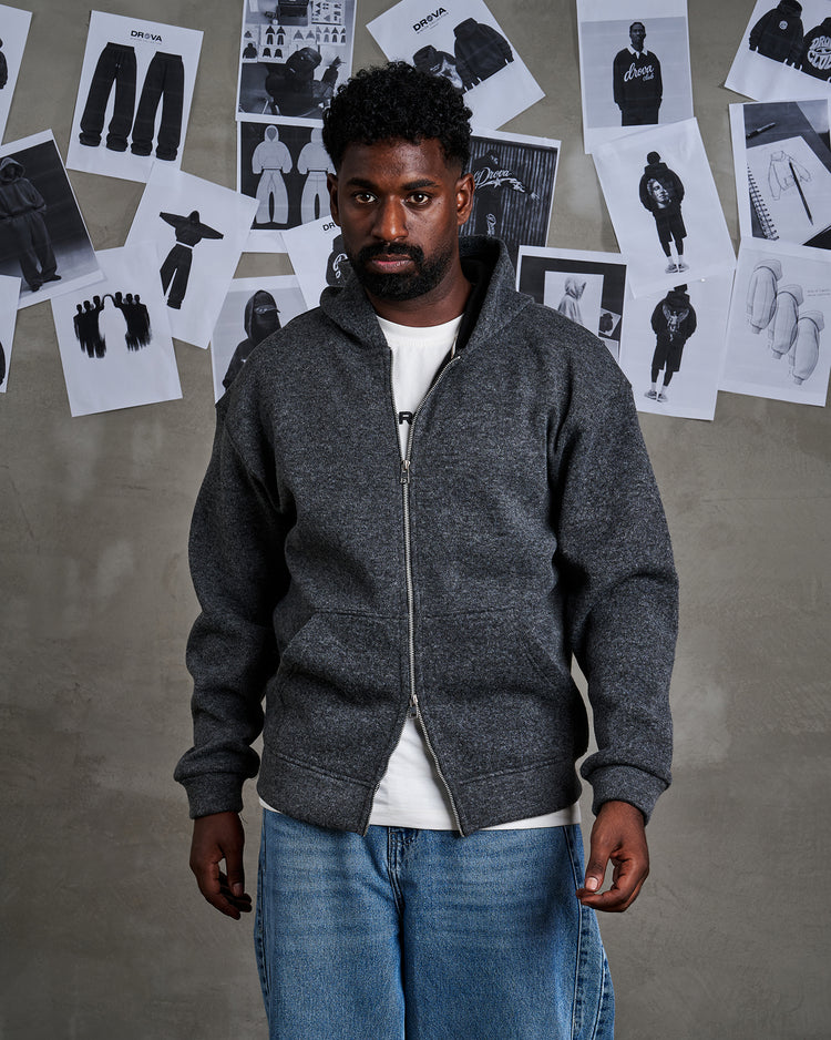 Drova Basic Hoodie With ZIP UP Jacket
