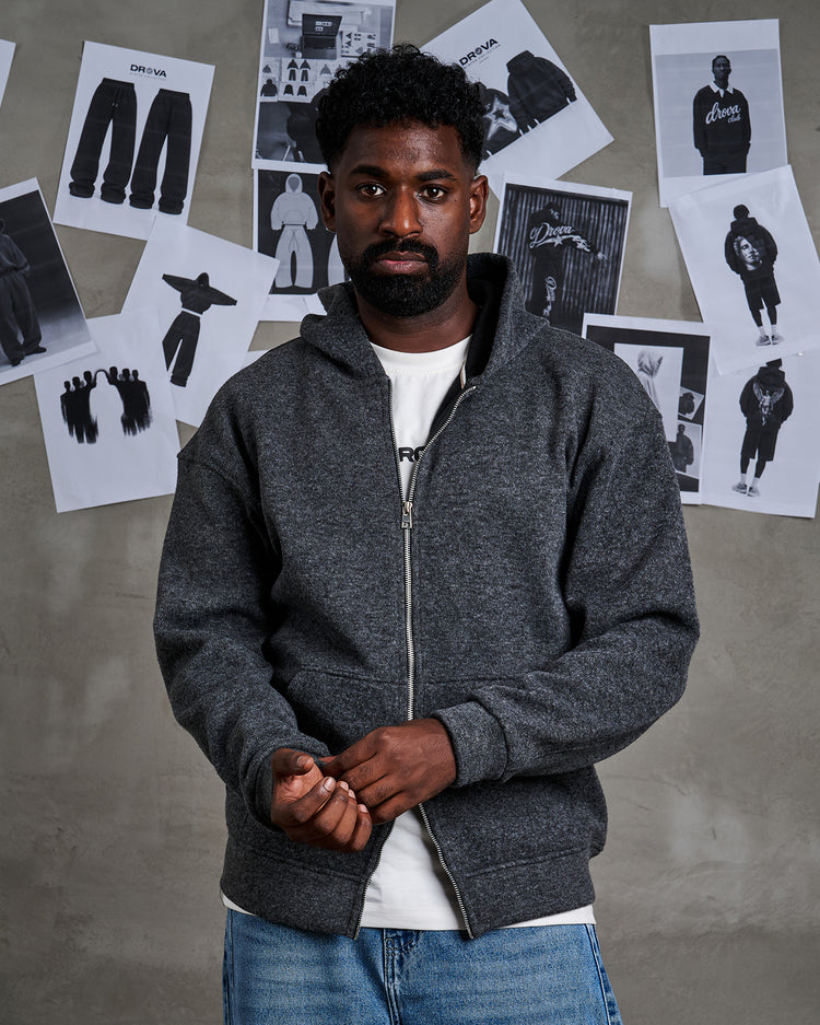 Drova Basic Hoodie With ZIP UP Jacket