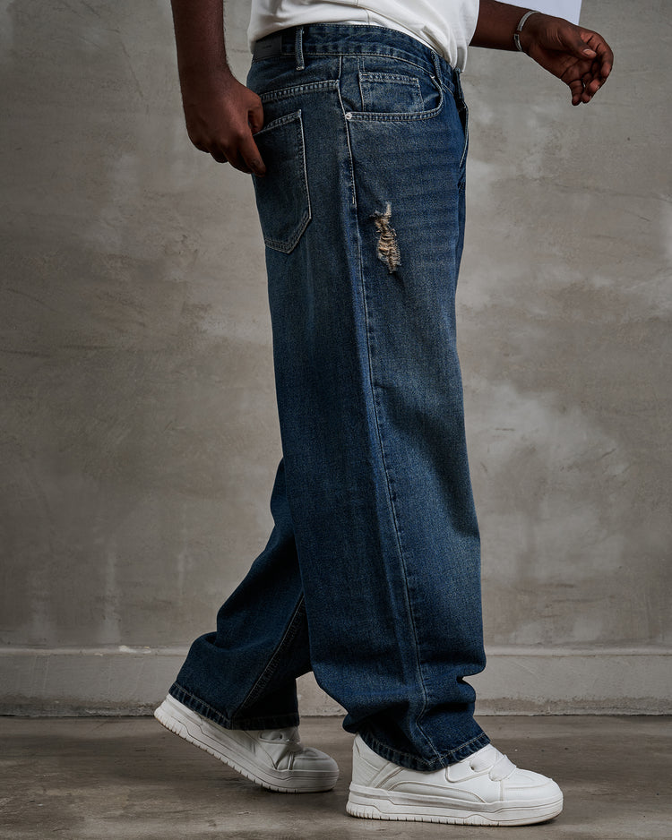Drova Super Baggy Cuting Fit Jeans