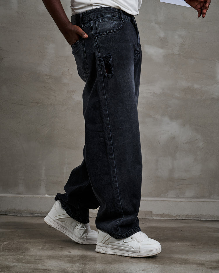 Drova Super Baggy Cuting Fit Jeans